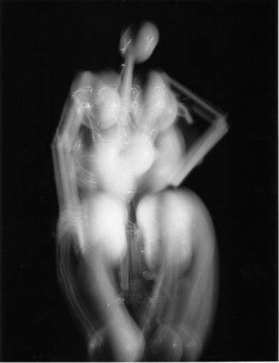 Philippe HALSMAN - Fotografia - (Dali yculpture with light)