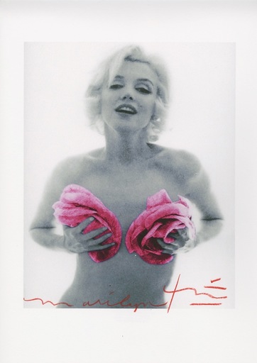 Bert STERN - Photography - Marilyn Monroe classic Pink roses