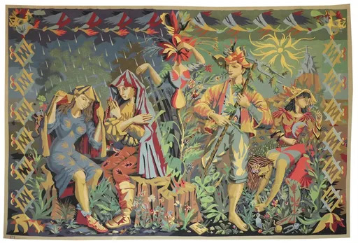 Lucien COUTAUD - Teppiche - la pluie et le beau temps