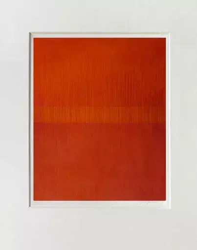 Janise YNTEMA - Pittura - Linear Orange