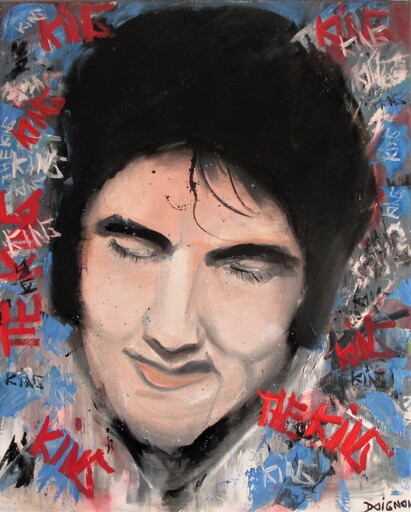 Didier DOIGNON - Painting - Elvis