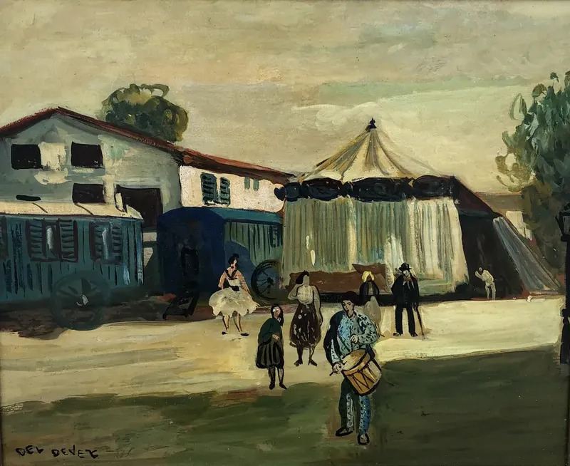 Le Cirque By Jean Deldevez Buy Art Online Artprice