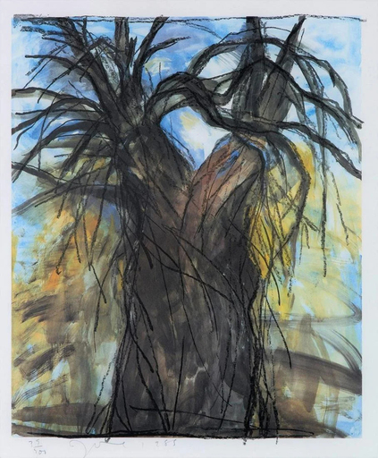 Jim DINE - Estampe-Multiple - The New Year's Tree