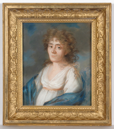 Miniatura - "Portrait of a lady" pastel, 1790s