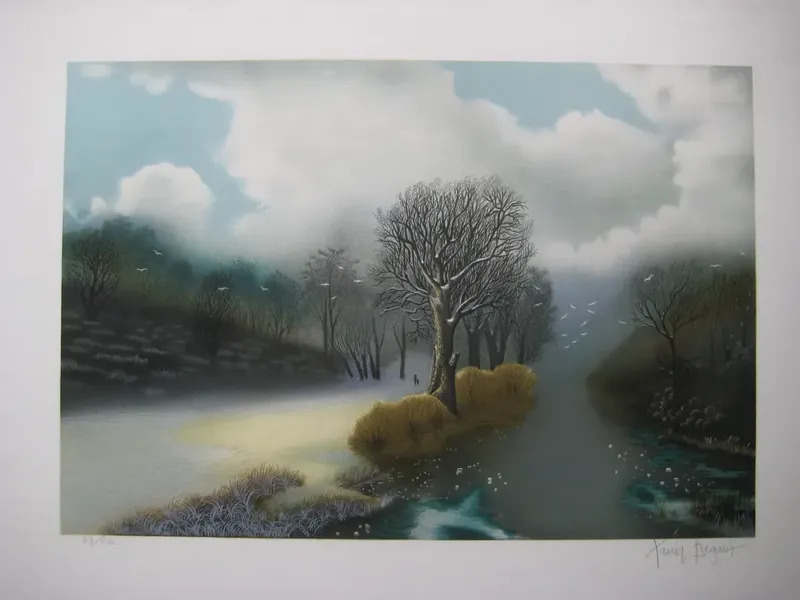 LITHOGRAPHIE SIGNÉE AU CRAYON NUM/220 HANDSIGNED LITHOGRAPH Xavier