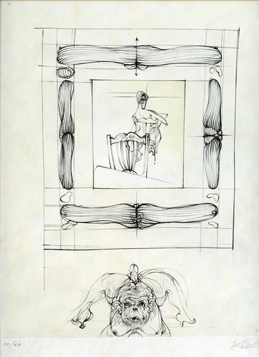 Hans BELLMER - Print-Multiple - GRAVURE 1973 SIGNÉE AU CRAYON NUM/40 HANDSIGNED ETCHING 