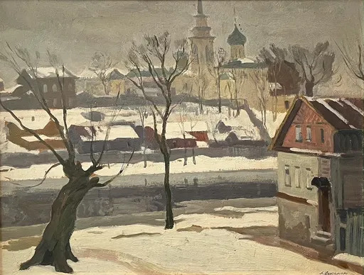 Arnold Borisovich LAKHOVSKY - Painting - Pskov