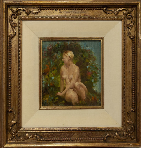 Ottavio GROLLA - Gemälde - Nudo di donna