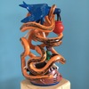 Kifouli DOSSOU - Sculpture-Volume - Snake and bird mask