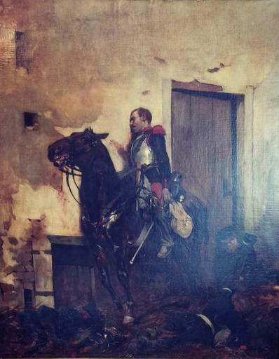 Georges HYON - Peinture - Grenadiers à cheval