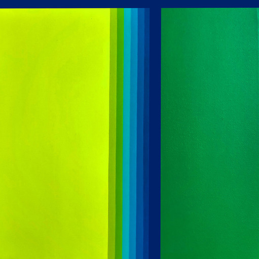Cristina GHETTI - Painting - Green gradient
