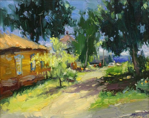 Yuriy DEMIYANOV - Painting - Chaleur d'Eté