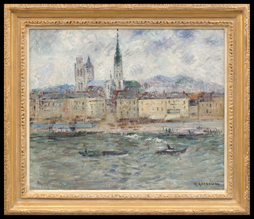 Gustave LOISEAU - Pintura - La Seine à Rouen