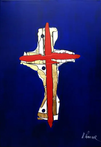 Herbert WALLNER - Painting - Ikonographie Kreuz