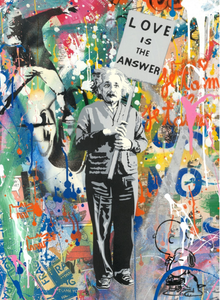 MR BRAINWASH - 绘画 - Albert Einstein