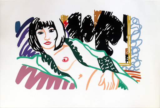 Tom WESSELMANN - Print-Multiple - Monica in Robe with Motherwell