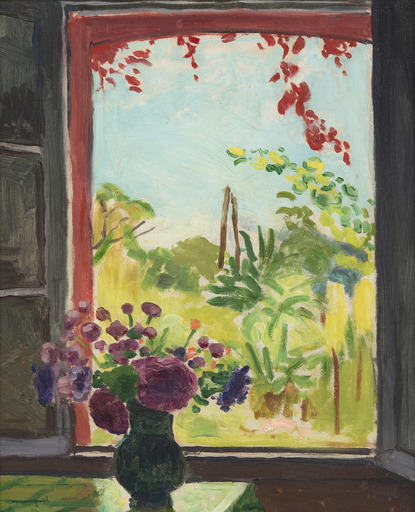 Albert MARQUET - Pittura - La fenêtre à Méricourt
