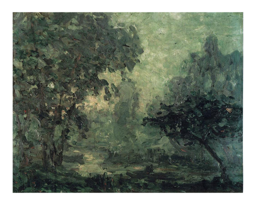 Francis PICABIA - Gemälde - SUNRISE IN THE MIST, MONTIGUY II