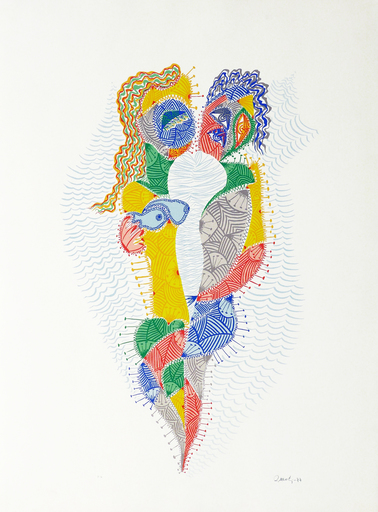 Rafael ALBERTI - Print-Multiple - Amor de Día, Amor de Noche, una Flor no Siempre da Flores II
