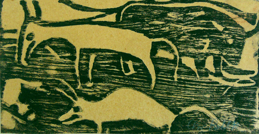 Christian ROHLFS - Stampa-Multiplo - Animals in the Pasture | Tiere auf der Weide