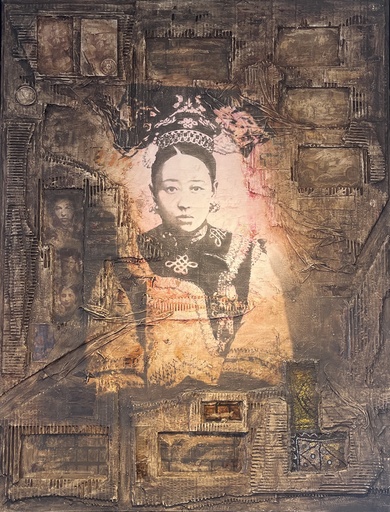 Alain KLEINMANN - Painting - La jeune femme de Shanghai