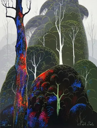 I WANDERED OVER THE FIELDS (草原之一) by | Eyvind EARLE | buy art online |  artprice