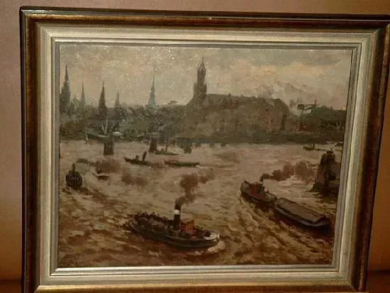 Hamburger Hafen | Bruno JÜTTNER | Online Kunstverkauf ...