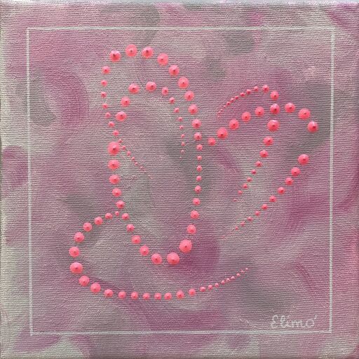 ELIMO - Painting - NIII-9321-Pink family constellation
