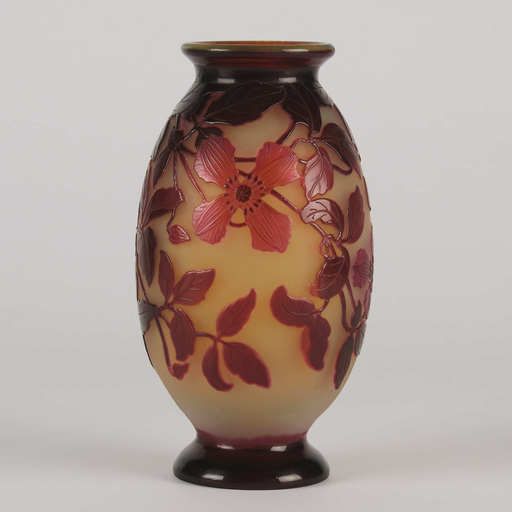 Émile GALLÉ - Trailing Flower Vase by Emile Gallé