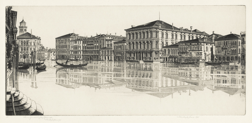 John Taylor ARMS - 版画 - Venetian Mirror; or, The Grand Canal, Venice