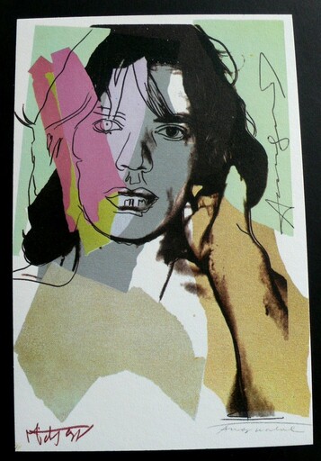 Andy WARHOL - Stampa-Multiplo - Mick Jagger