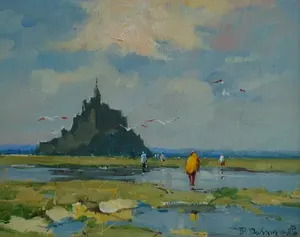 Mont Saint Michel By Jean Pierre Dassonneville Buy Art Online