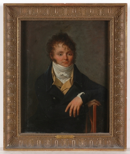 绘画 - "Portrait of a Young Gentleman", Oil on Panel