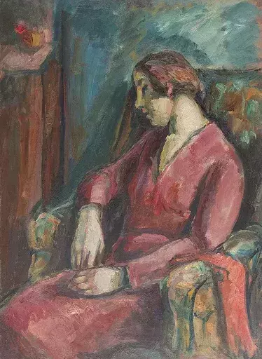 Marianne FIEGLHUBER-GUTSCHER - Painting - Sleeping woman