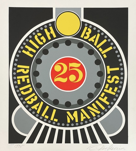罗伯特•印第安纳 - 版画 - High Ball Redball Manifest