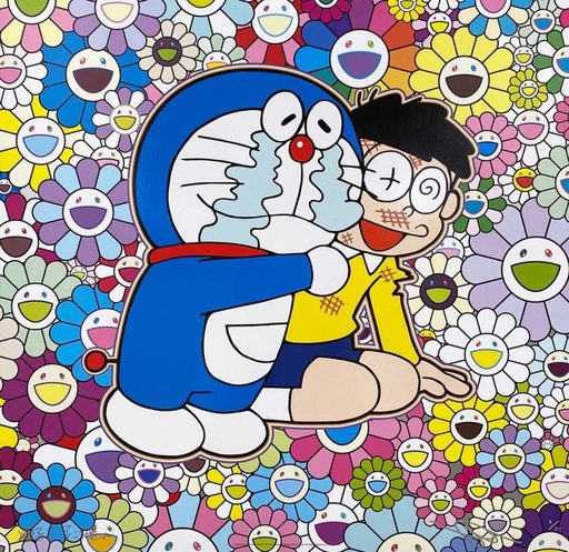 Takashi MURAKAMI - Grabado - Friendship Forever!