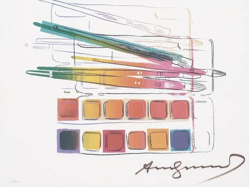 Andy WARHOL - Stampa-Multiplo - Watercolor Paint Kit with Brushes