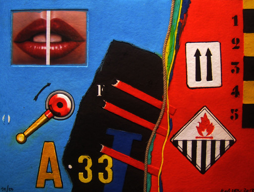 Peter KLASEN - 版画 - AQUAGRAVURE " A 33 "