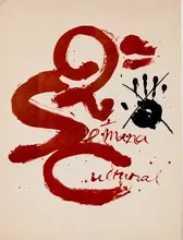 Antoni TAPIES - Print-Multiple - Antoni Tàpies - Litografía 2a Setmana Cultural d Matarò 1973