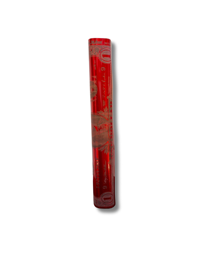 Karl LAGASSE - Sculpture-Volume - One dollar rolls red aluminium