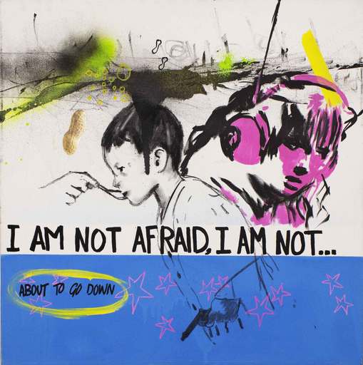Stuart SEMPLE - Painting - I am not afraid, i am not..