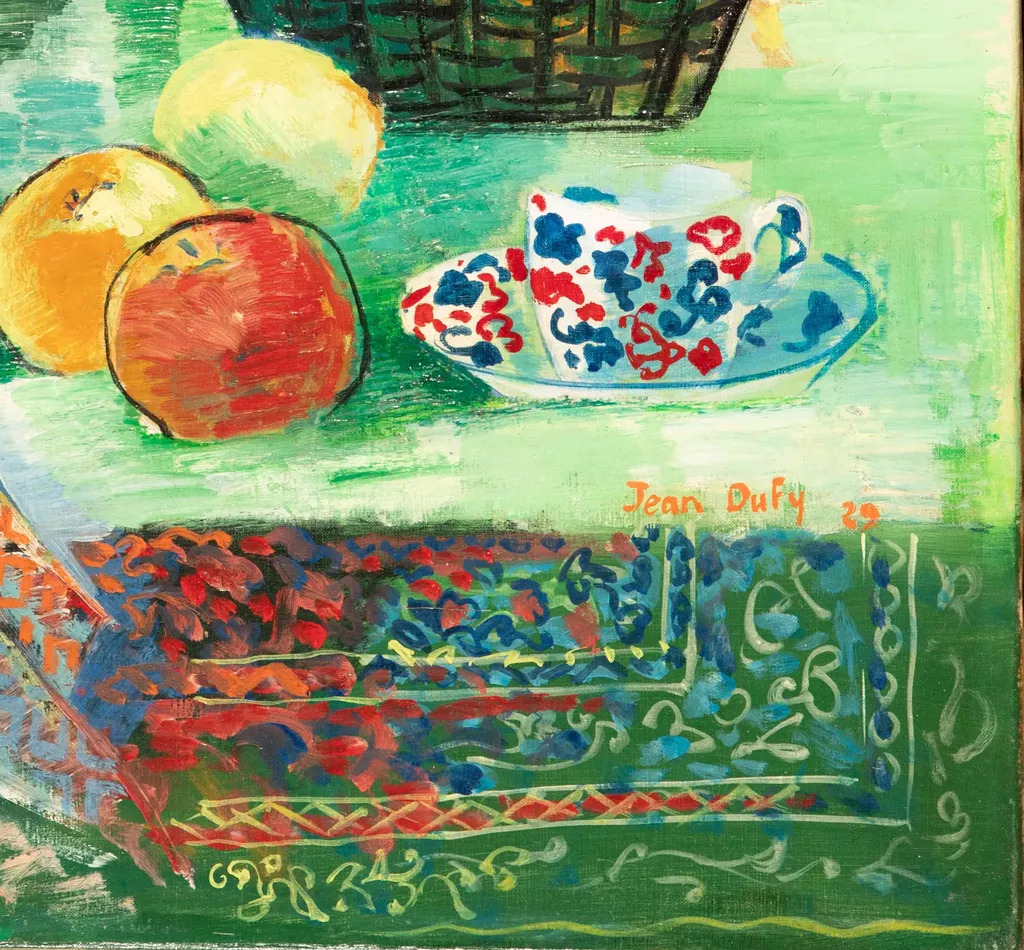 Nature morte au panier de mimosa by | Jean DUFY | buy art online