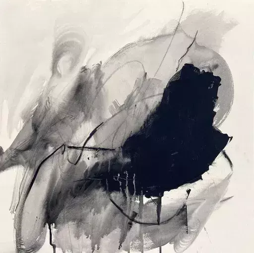Adrienn KRAHL - Painting - Monochrome abstraction Part 1