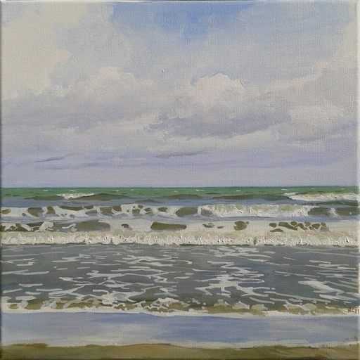 Nicolas CURMER - Peinture - Face à la Mer