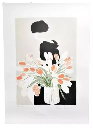 安德烈·布拉吉利 - 版画 - Les Tulips 