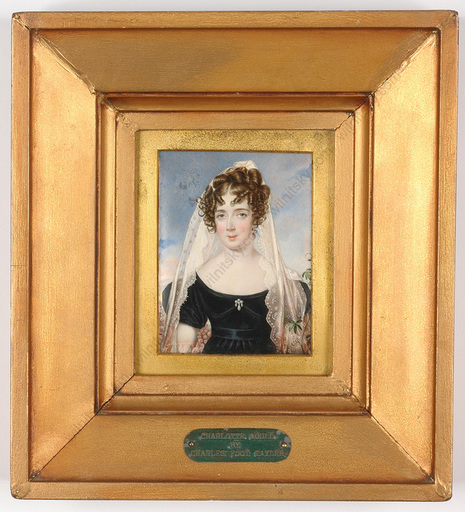 Charles Foot TAYLER - Miniatur - "Portrait of Charlotte Would", miniature on ivory, ca. 1825