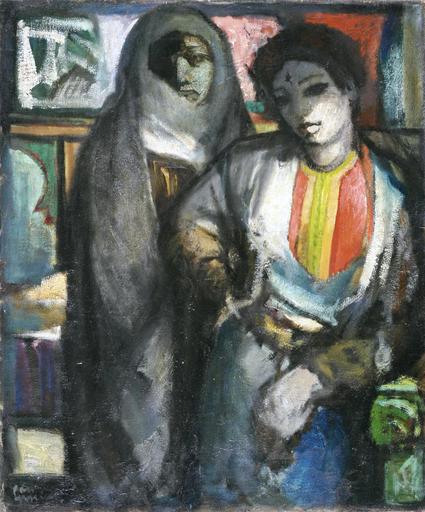 Kees VAN DONGEN - Painting - c.1910 Femmes Marocaines