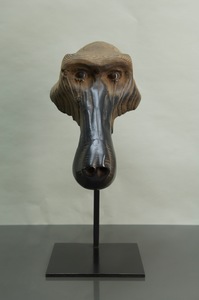 Quentin GAREL - Skulptur Volumen - Masque de Babouin