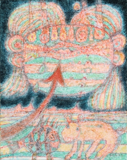 Akira KITO - Pittura - Reine de Saba