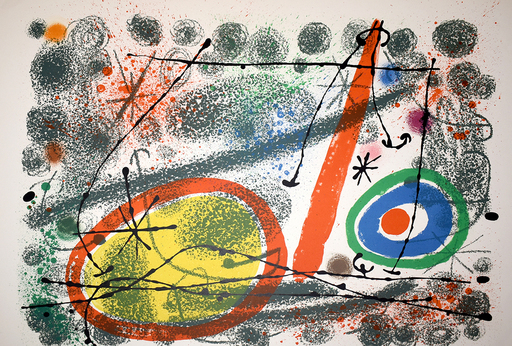 Joan MIRO - Stampa-Multiplo - Lithograph for the Boxes Exhibition